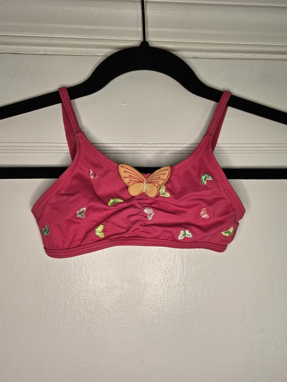 Gymboree Embroidered Butterfly Swim Top - 2T - Pink & Orange